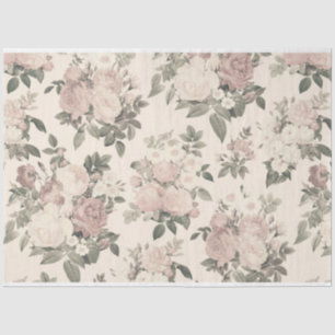 Papel De Seda Diseño Scrappy Pink Floral Series 2