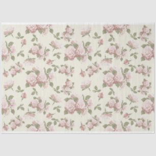 Papel De Seda Diseño Scrappy Pink Floral Series 6