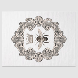 Papel De Seda Diseño Serie Abeja de Miel Vintage 17