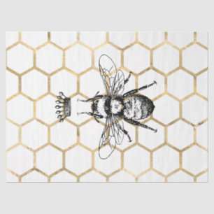 Papel De Seda Diseño Serie Abeja Jardín de Té 55