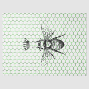 Papel De Seda Diseño Serie Abeja Jardín de Té 56