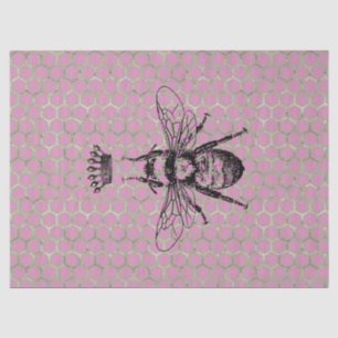 Papel De Seda Diseño Serie Abeja Jardín de Té 59