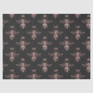Papel De Seda Diseño Serie Abeja Oro Rosa 17