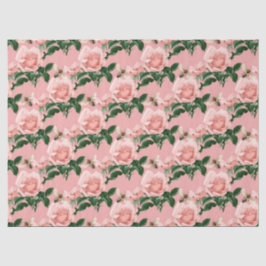 Papel de seda diseño serie abeja rosa y dorada 16