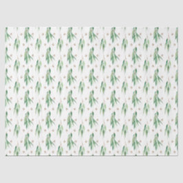 Papel De Seda Diseño Serie Acuarela Eucalipto 14