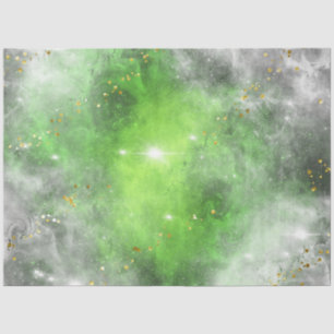 Papel De Seda Diseño Serie Brillo Galaxia Navideña 10