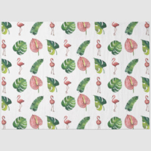 Papel De Seda Diseño Serie Flamingo Vibraciones Tropicales 3