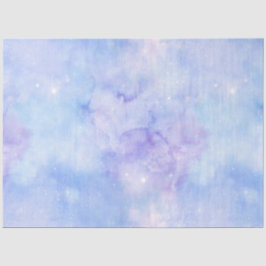 Papel De Seda Diseño Serie Galaxia Azul Claro 6