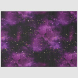 Papel De Seda Diseño Serie Galaxia Púrpura 1