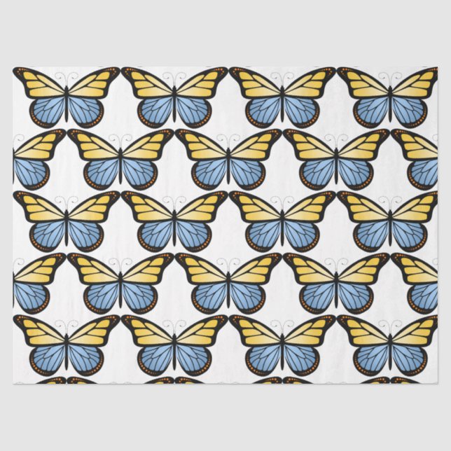 Papel De Seda Diseño Serie Mariposas 5 (Anverso)