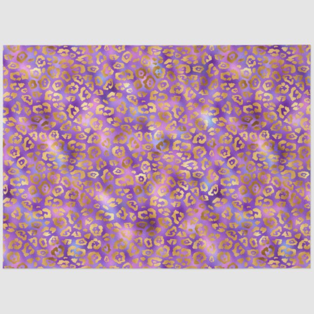Papel De Seda Diseño serie morado y dorado 2 (Anverso)