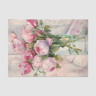 Papel De Seda Diseño Serie Pink Shabby Chic 14