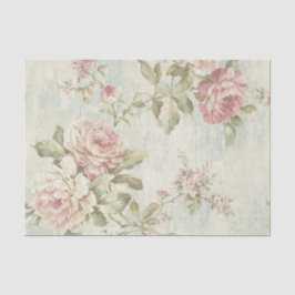 Papel De Seda Diseño Serie Rosa Shabby Chic 16