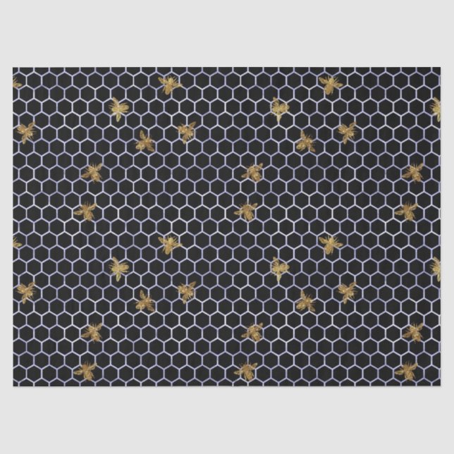 Papel de seda Diseño Serie Serenity Bee 17 (Anverso)