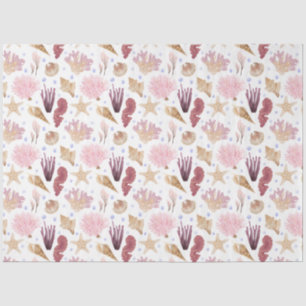 Papel de seda diseño serie vida marina 15