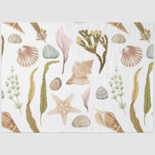 Papel de seda diseño serie vida marina 20