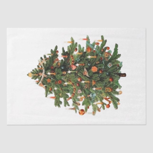 Papel De Seda Diseño vanguardista de la serie navideña 49 (Anverso)