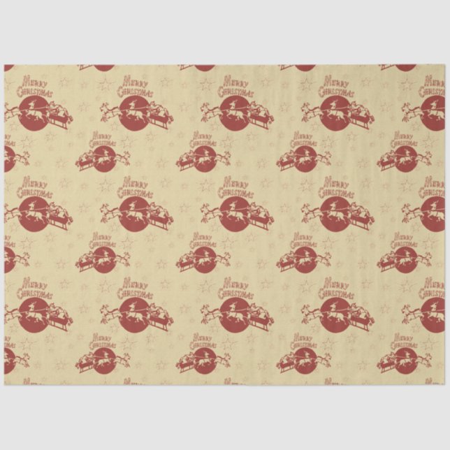 Papel De Seda Diseño vanguardista de la serie navideña 51 (Anverso)