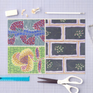 Papel De Seda Diseños florales vintage   Émile-Allain Séguy