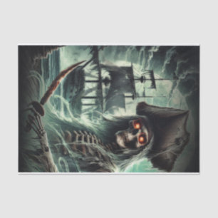Papel De Seda Disfraz de fiesta de Halloween del barco fantasma 