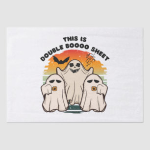 Papel De Seda Disfraz de Halloween de fantasma divertido Boo