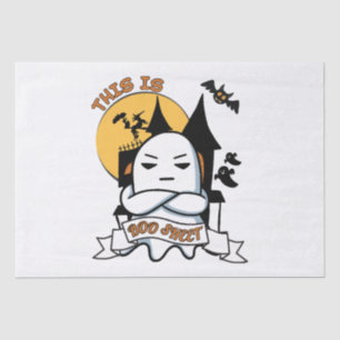 Papel De Seda Disfraz de Halloween de Fantasma Divertido Boo
