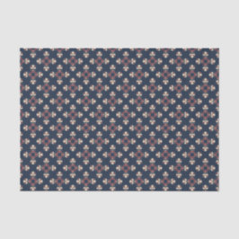 Papel De Seda Disolvente marina de colección borgoñona Tapiz flo