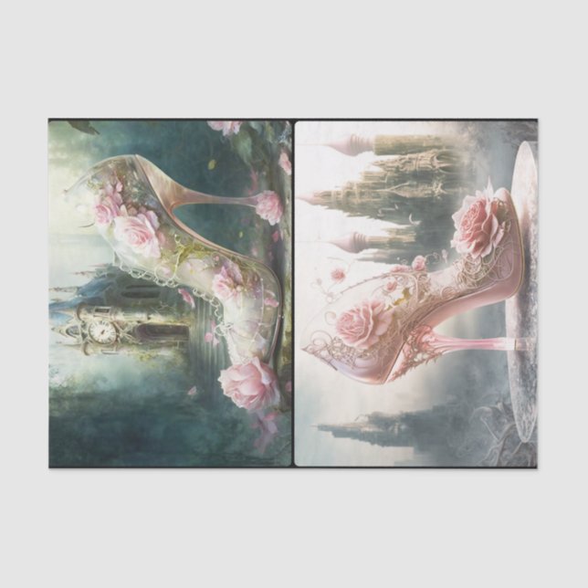 Papel De Seda Disparador de vidrio (Anverso)