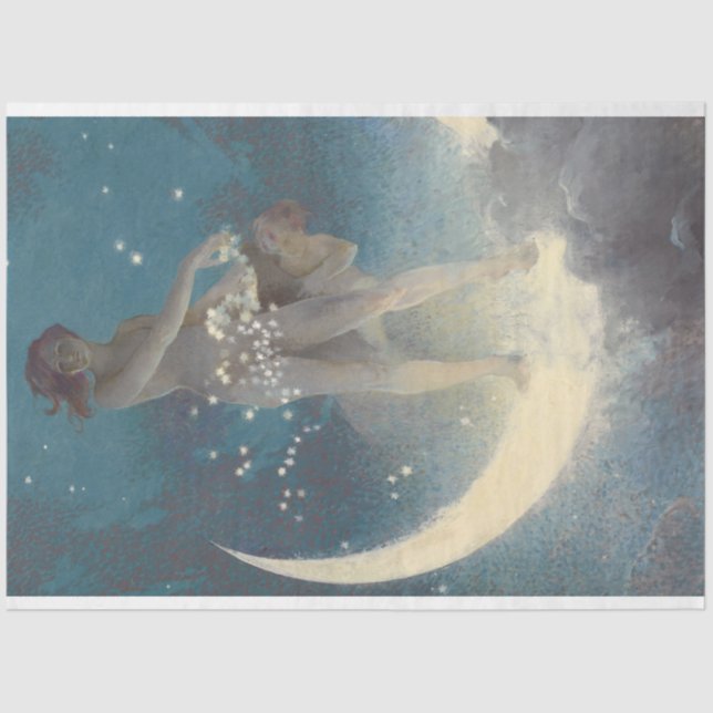 Papel De Seda Dispersión de estrellas ilustraciones Decoración d (Anverso)