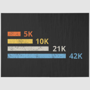 Papel De Seda Distancias de funcionamiento II - Maratón de 42K d