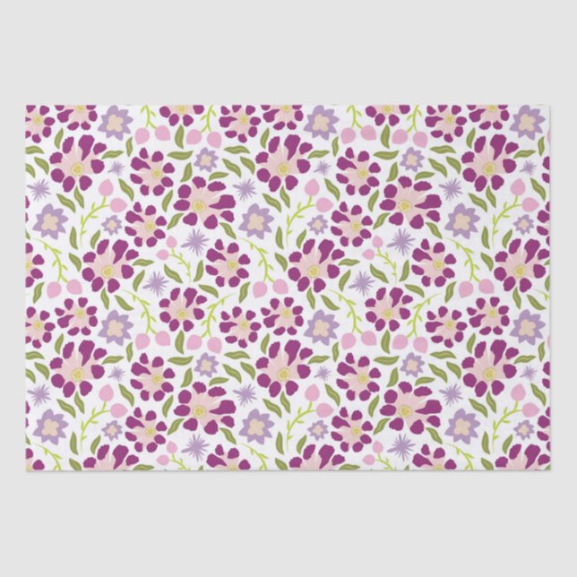 Papel De Seda Ditsy floral (Anverso)