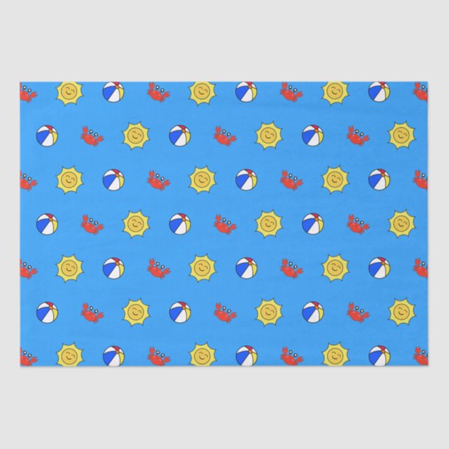 Papel De Seda Diversión en el sol (Anverso)