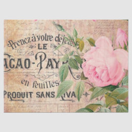 Papel De Seda Diversión floral vintage cualquier propósito tejid