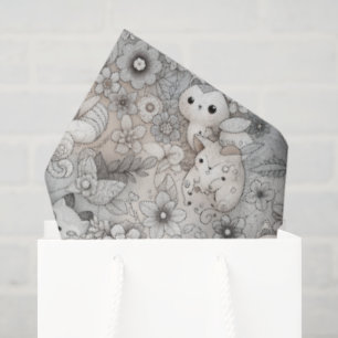 Papel De Seda Diversión Resumen de Colección Animal