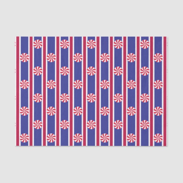 Papel De Seda Diversión y fantasía Peppermint Candy (Anverso)