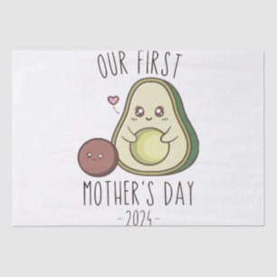Papel De Seda Divertido el primer día de nuestra madre