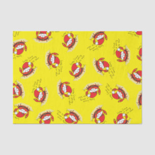 Papel De Seda Divertido Personalizado navideño navideño con Navi