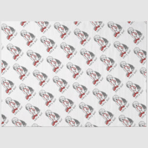 Papel De Seda ¡Divertido Vamos! Walk Old English Sheepdog (Gris