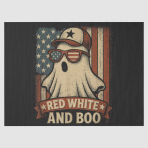 Papel De Seda Divertido y patriótico Rojo blanco y boo