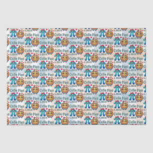 Papel De Seda Divertidos “Pastelitos Lindos” Símbolo de Pi Lindo