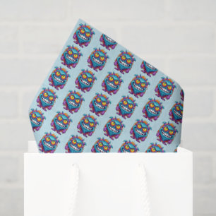 Papel De Seda Diviértete Monstruo baldosas fiesta unisex