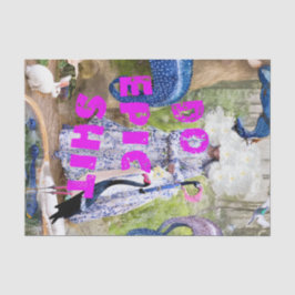 Papel De Seda Do Epic S##T Tejido