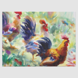 Papel De Seda Doce días de Navidades: gallinas francesas (B),