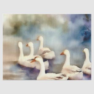 Papel De Seda Doce días de Navidades: Geese A-Laying, (B),