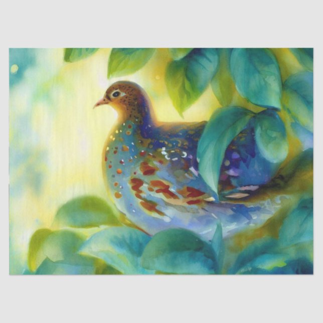 Papel De Seda Doce días de Navidades: Partridge (C) (Anverso)