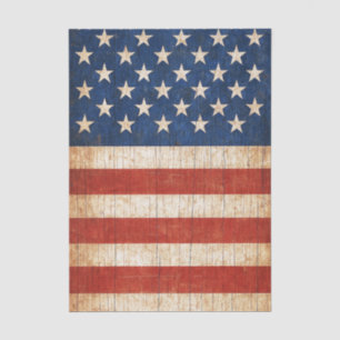 Papel De Seda Documento de debate de la bandera estadounidense r