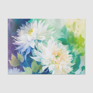 Papel De Seda Documento de desenlace de DAHLIAS