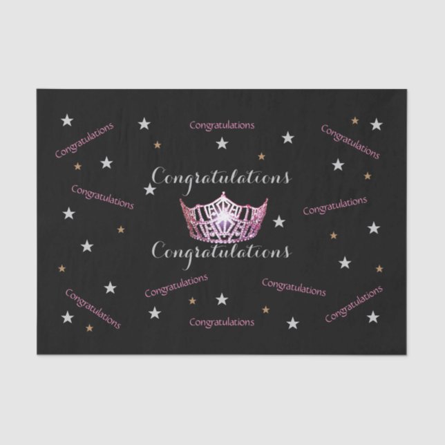 Papel De Seda Documento de discusión de felicitaciones de Miss A (Anverso)