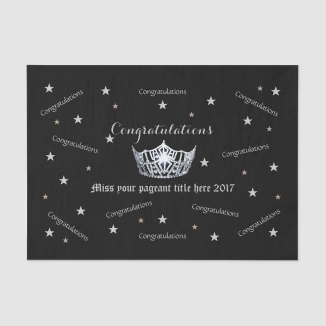 Papel De Seda Documento de discusión de felicitaciones de Miss A (Anverso)