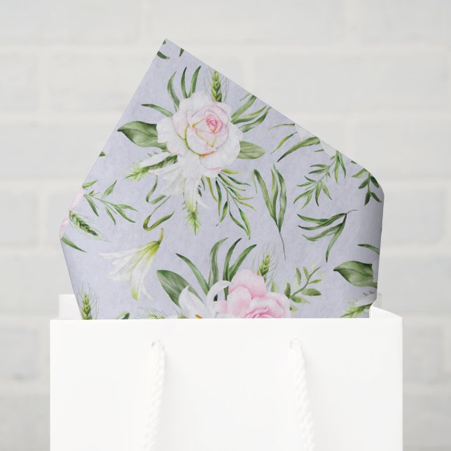 Papel De Seda Documento de discusión para rosas (Bolsa de regalo)